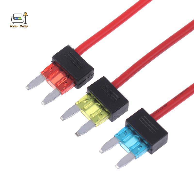 [Onw] 1PC Car Fuse Holder Add-a-circuit TAP Adapter ATM Simple Safety 12V 10A 15A 20A [th]