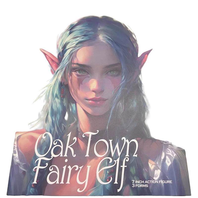 3/40 20 ซม.รูป Oak Town Elf World of Warcraft ทหารหญิงโทรศัพท์สาวของเล่น Lazy Studio 1/12 Oak Town 2