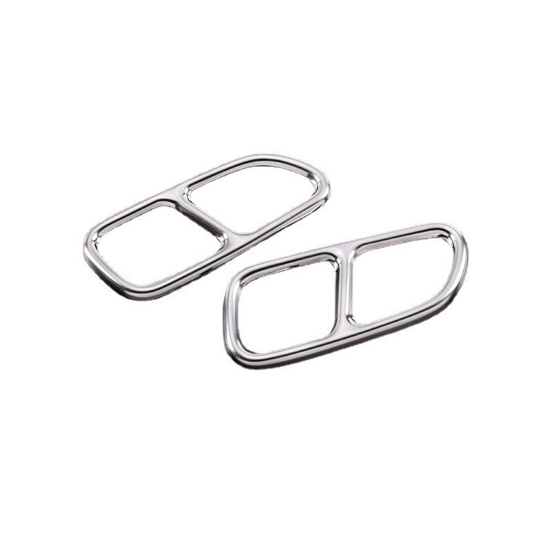 Shenzhen Ouchuang เหมาะสําหรับ 13-16 Mercedes-Benz Benz CLA/09-15 SLK กรอบตกแต่งคอหางสี่ออก Bright F