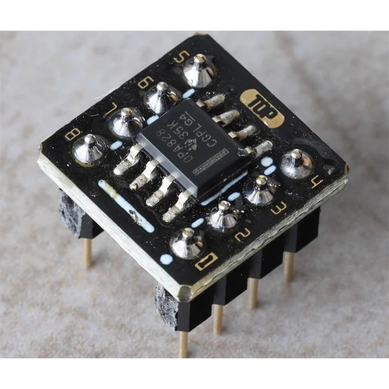 OPA828 Single Operational Amplifier To Dual Operational Amplifier เปลี่ยน NE5532 MUES8920 OPA2604 LM