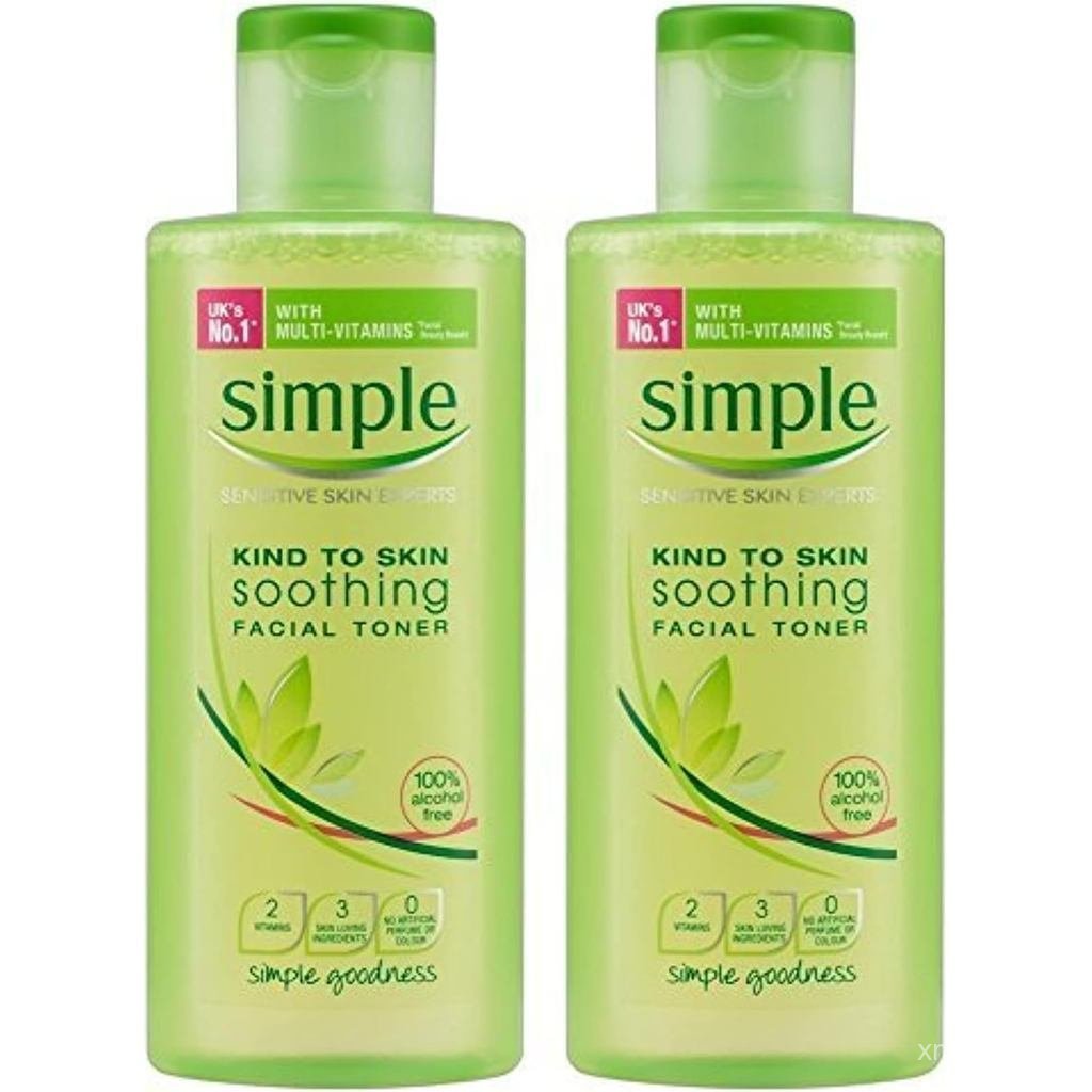 Simple ing Facial Toner 6.7 ออนซ์ (198ml) (2 แพ็ค)