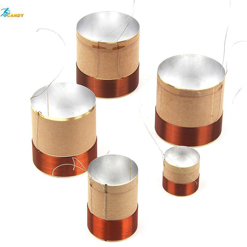 NDY 1PCS ลําโพง Voice Coil ถักทองแดงตะกั่ว Bass Voice Coil 2 ชั้นลําโพงอลูมิเนียม Voice Coil อุปกรณ์ซ่อม N