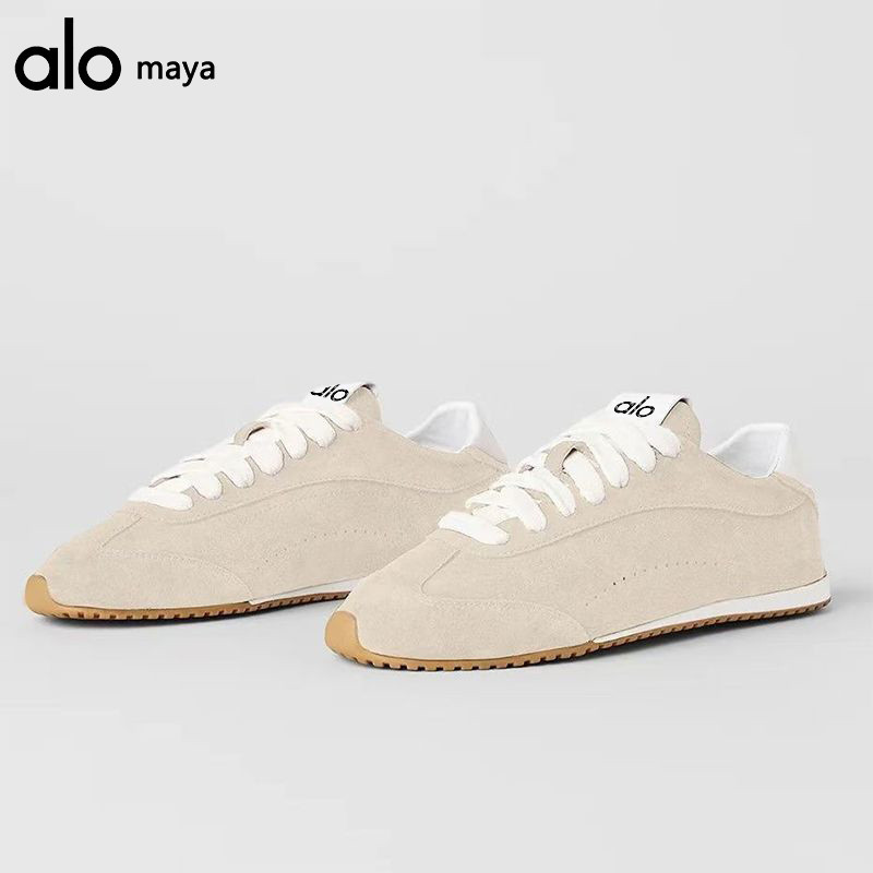 Alo Maya Suede รองเท้าเทรนนิ่งเยอรมันคู่ Retro Casual All-Match Soft Sole แบนผู้ชายผู้หญิงกีฬารองเท้า