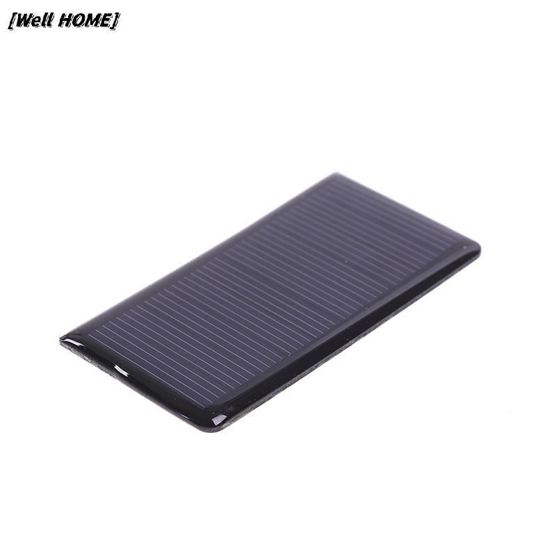 [Well HOME] แผงโซล่าเซลล์ 1 ชิ้น 5V 60MA สําหรับการชาร์จแผงโซลาร์เซลล์ขนาดเล็กและไฟฟ้าการผลิตหุ้นใหม