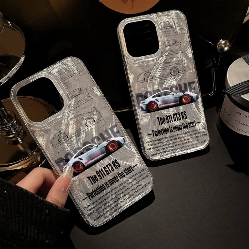 Porsche Car สําหรับ iPhone SE กรณี 6 7 8 Plus XR XS 11 12 13 14 15 16 17 Pro MAX Mini 17Air Anti-dro