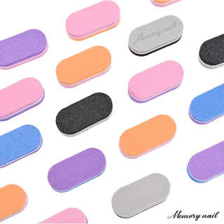 ตะไบบัฟ จิ๊ว วงรี Mini Sponge บัฟฟองน้ำ เนื้อสัมผัสละเอียด เก็บคมเล็บ (สุ่มสี) ตะไบเล็บ 🛵สินค้าส่งด่วน