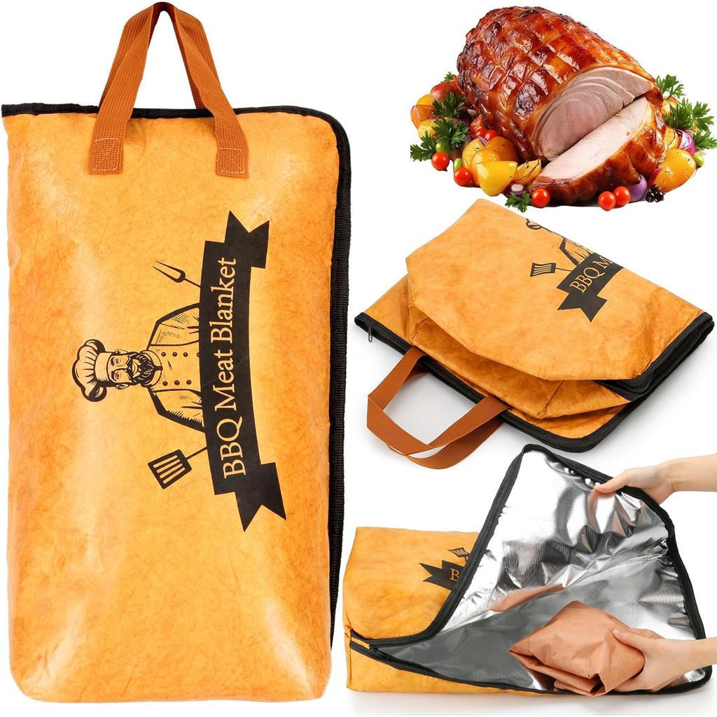 ผ้าห่มบาร์บีคิวสําหรับพักผ่อนเนื้อเข้ากันได้กับ Traeger เม็ด Smoker-เนื้อถุงฉนวนสําหรับบริสเก็ต/ไหล่