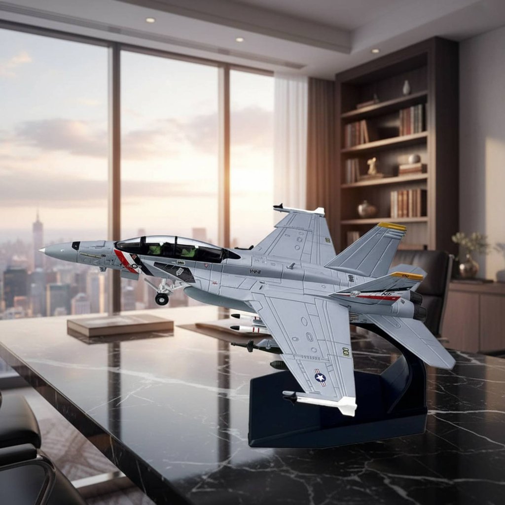 สะสมคุณภาพ F/A-18 Super Hornet Model ความแม่นยําสูง F-18 Super Hornet รุ่นสําหรับผู้ที่ชื่นชอบการนัก