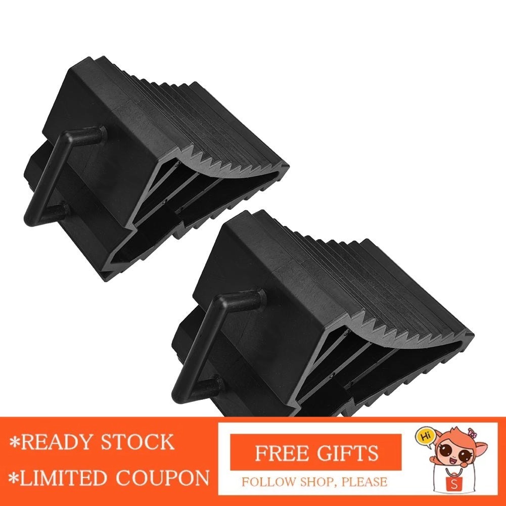 2 ชิ้นรถ Anti-SLIP Nearbeauty บล็อก Tyre SLIP Stopper ล้อการจัดตําแหน่งยางสนับสนุน Pad Mla7