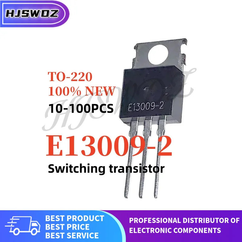 10PCS E13009-2 13009 E13009 MJE13009 TO-220 Switching ทรานซิสเตอร์ยี่ห้อใหม่สต็อกชิป ic WHTK
