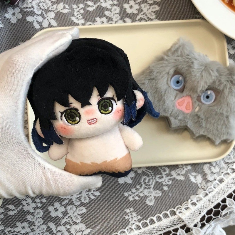 ตุ๊กตา Kimetsu no Yaiba Inosuke 10 ซม.มินิตุ๊กตาผ้าฝ้ายอะนิเมะสะสม