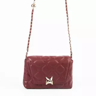 PLAYBOY รุ่น Cira Flap Bag(O)กระเป๋าสะพายข้างผู้หญิง รหัส ST-BS262PB159 ดีไซน์หนังบุนวมทั้งใบ มี 2 สี