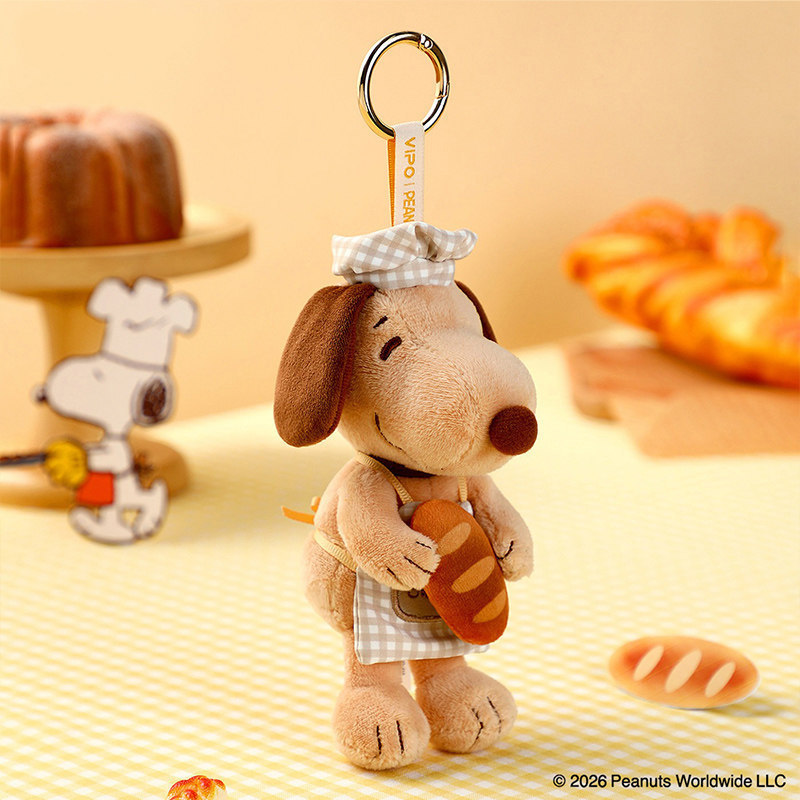 ของแท้ Snoopy Snoopy Snoopy Baking Series จี้ Mystery Box Snoopy อินเทรนด์เล่นตุ๊กตาตุ๊กตาตุ๊กตาของข