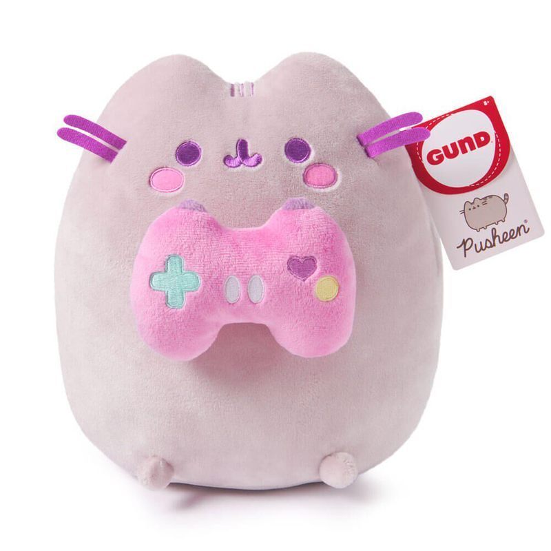 US Version GUND PUSHEEN PUSHEEN ตุ๊กตาตุ๊กตา Tiramisu เค้กม้วนสาวของเล่นของขวัญของแท้ผลิตภัณฑ์