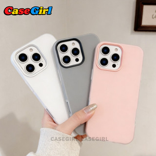 เคสเรียบง่าย 2in1 กันรอย กันเหลือง OPPO Reno 15 14 13 12 11 10 8T 15F 14F 13F 12F F19 Pro 5F 5 5z 6 6z