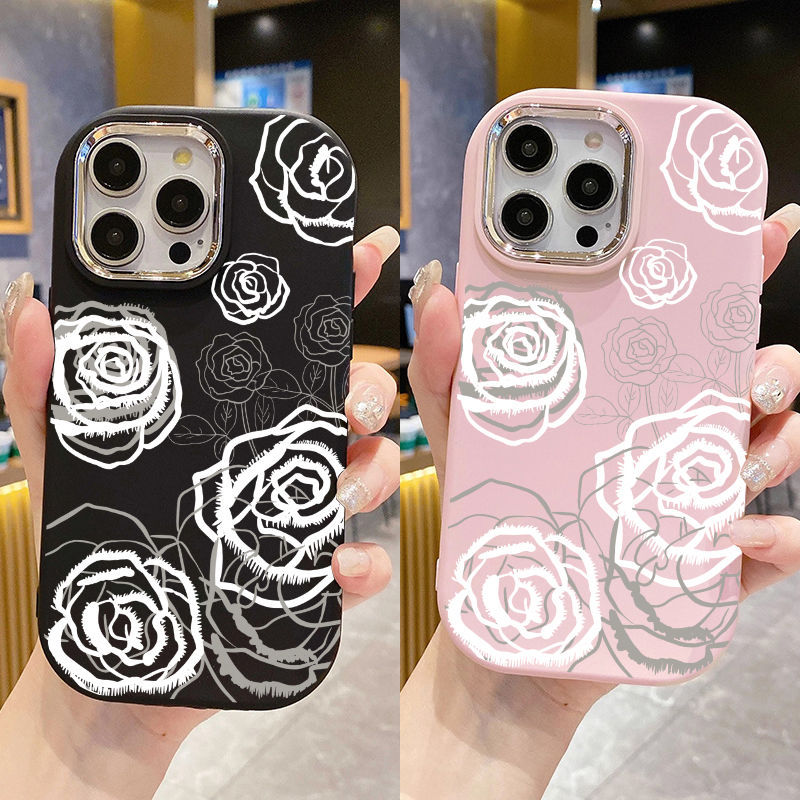 หรูหราชุบเลนส์นุ่มสําหรับ OPPO A95 A94 A93 A78 A77S A74 A58 A57 A54 A53 A33 A17K A16 A15S A7 A5S A9 