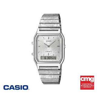 CASIO นาฬิกาข้อมือ CASIO รุ่น AQ-230ELT-7ADR สายสเตนเลส สีเง…