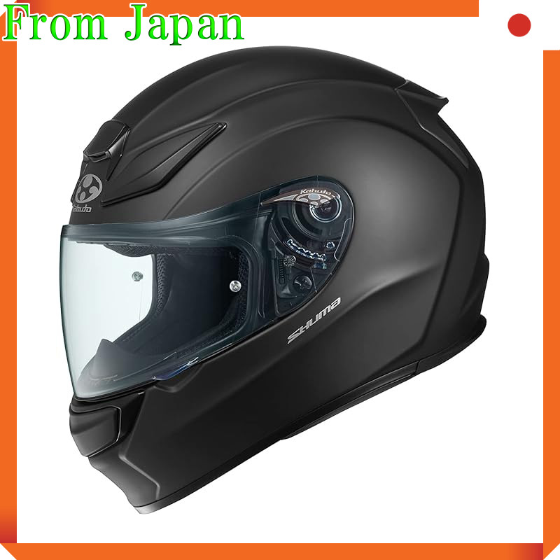OGK KABUTO Motorcycle Helmet Full Face SHUMA Flat Black (Size: M)