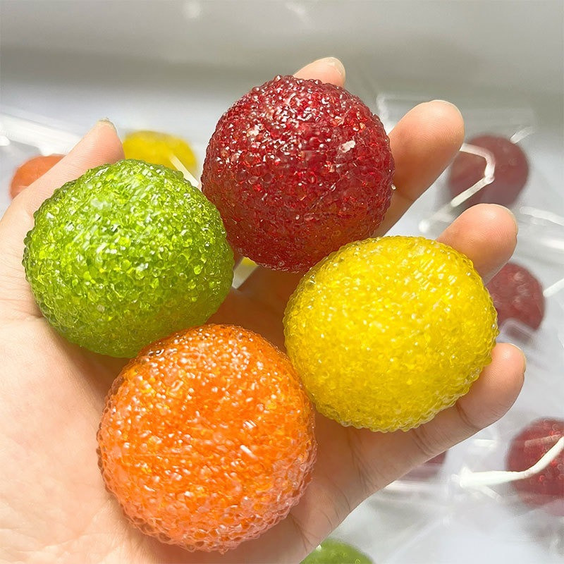 Slushy Bayberry Stress Ball Squishy ของเล่น Shapeable Non-rebound Fidget ของเล่น ASMR Slushy Squeeze