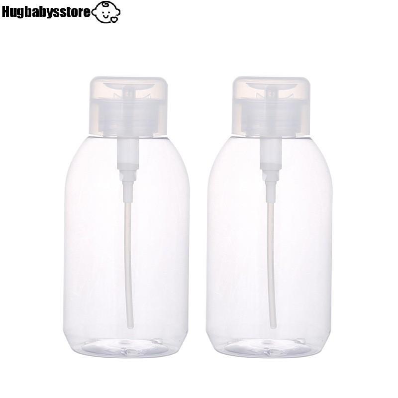 [Hugbabys-t] ขวดรีฟิล 200/300/500ML ขวดแบบกดบรรจุขวด Push Down ขวดจ่ายปั๊มเปล่าสําหรับยาทาเล็บแต่งหน้า Remover ขวด ราคา ถูกที่สุด ดีลบีเคเค แกลเลอรีภาพที่ 3