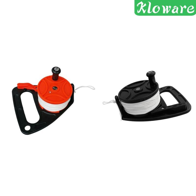 [Kloware] Portable Scuba Diver SMB Dive Reel Kayak Anchor & Handle, 150ft Line