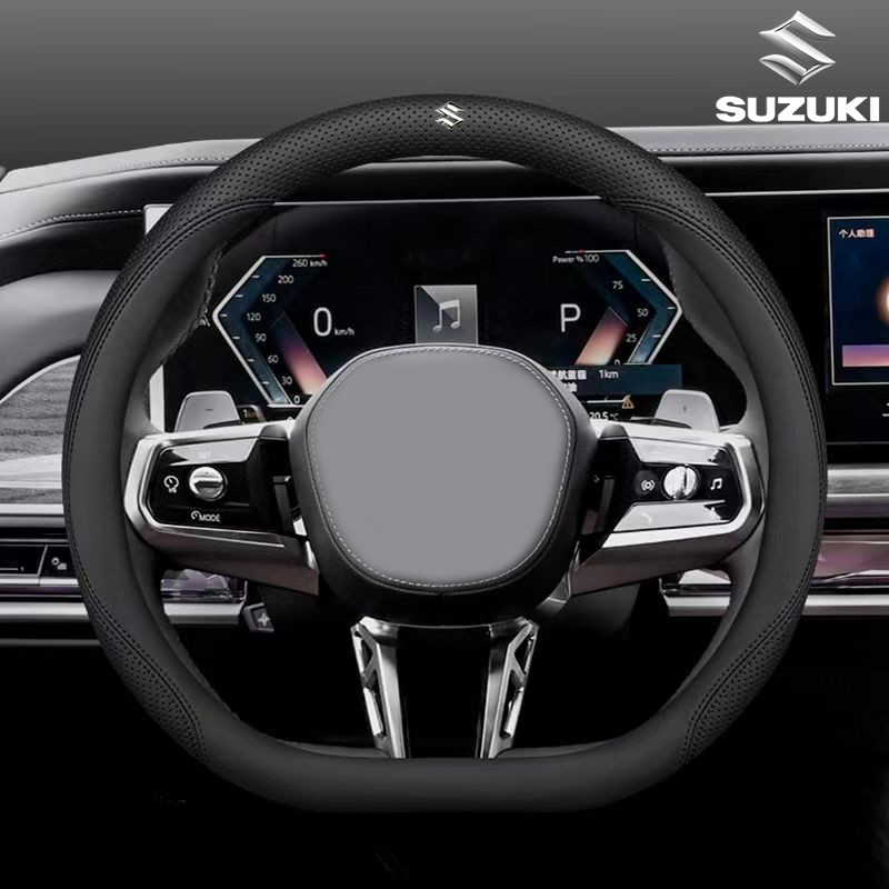 SUZUKI FRONX SWIFT XL7 HYBRID e VITARA ปลอกหุ้มพวงมาลัยรถยนต์ ระบายอากาศได้ กันลื่น