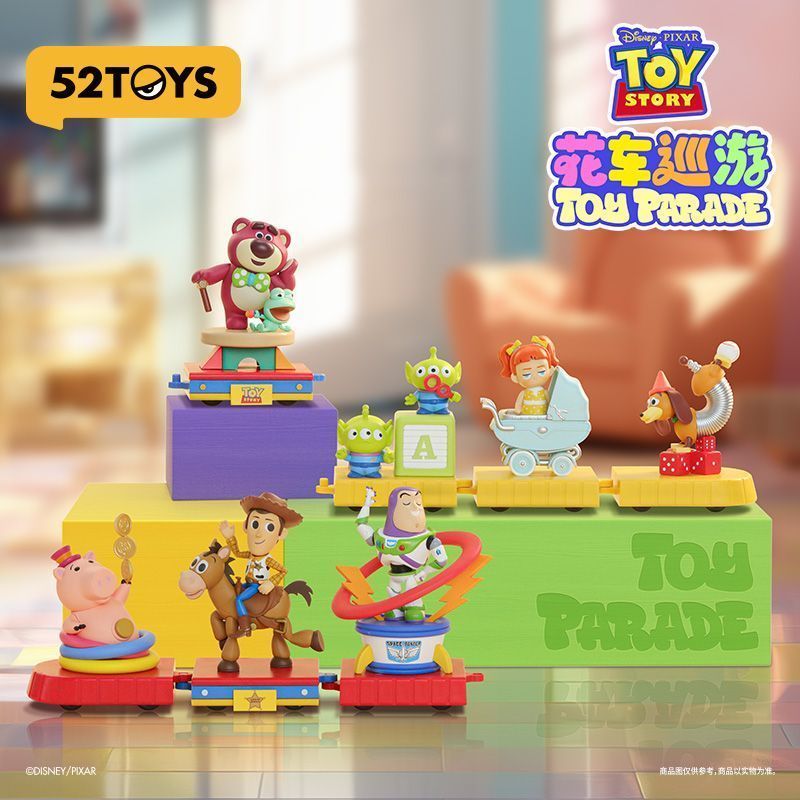 52TOYS Disney Toy Story Float Tour Mystery Box อินเทรนด์ของเล่นของขวัญสาวน่ารักเครื่องประดับ/4.9