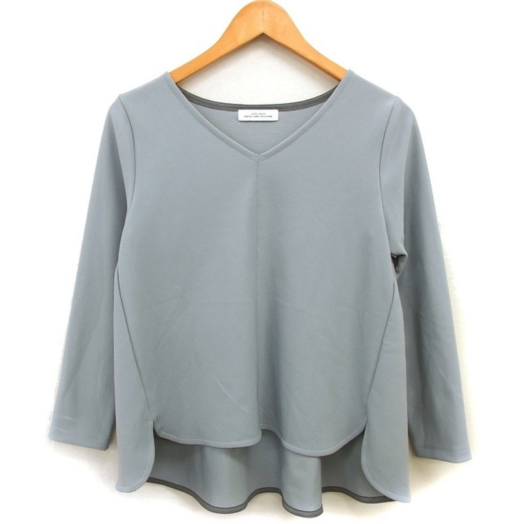 UNITED ARROWS green label relaxing Tshirt v-neck gray Rose Direct from Japan Secondhand