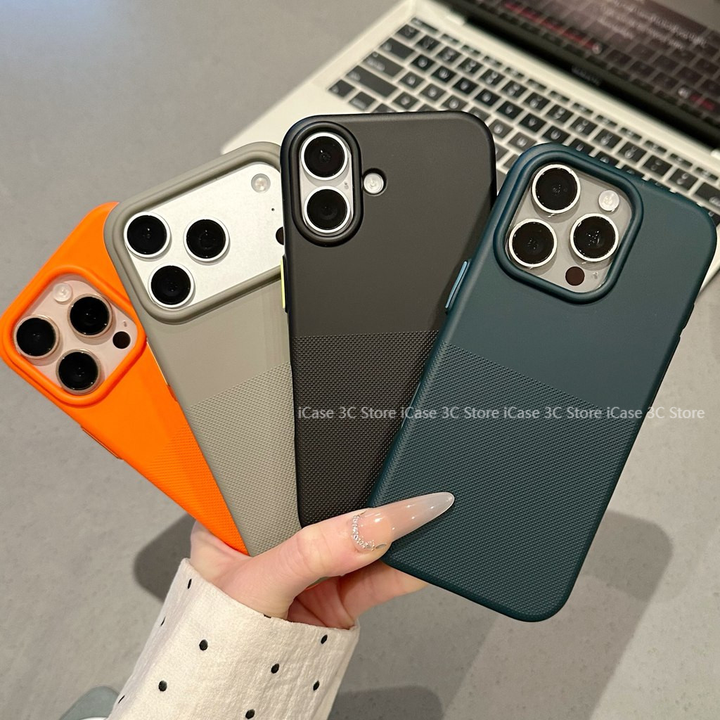 Magnetic เคสลวดลายจุด สำหรับ For iPhone 11 15 13 17 Pro Max case 16 14 12 17 Pro Max เคสกันกระแทก ผิวสัมผัสแบบด้าน
