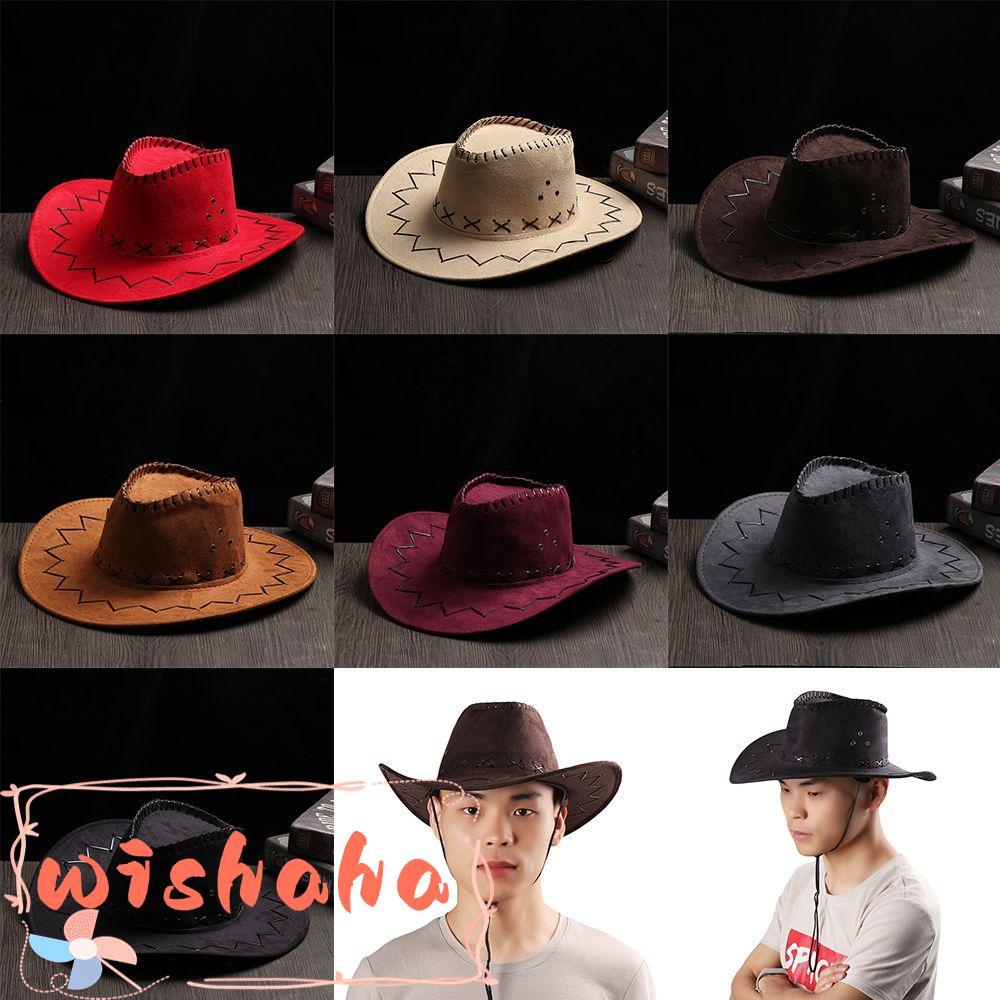 WISHAHA Cap Fashion Suede Men Lady Fancy Dress
