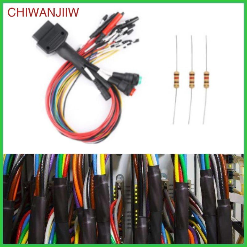 [chiwanjiiw] OBD2 Jumper Jumper Cable รถ Diagnostic Jumper Lead Full protocol Jumper