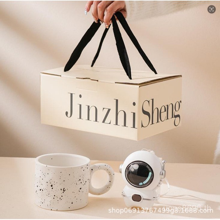 Meishang Conference Staff Beauty Gift to Company ชุดถ้วยกาแฟเด็กสีสวัสดิการสูงผสมง่ายฟรีมืออุ่น F5WW