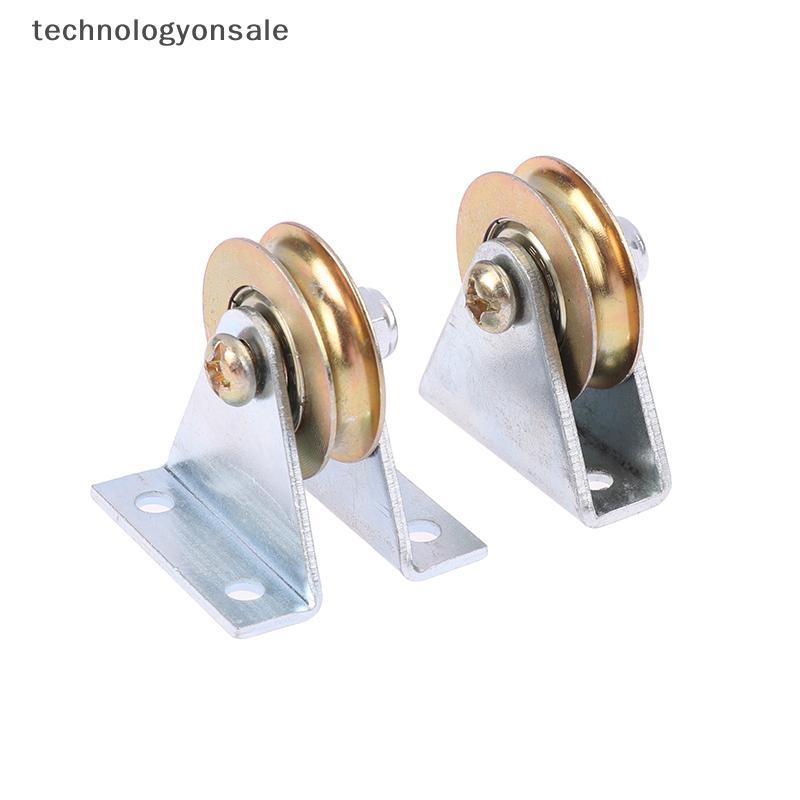 [Tech] 1 ชุด Braet Pulley 6 มม. เชือกลวดรอกลูกกลิ้งคงที่ล้อท่องเที่ยวล้อ U ล้อ 6.4*32*8 Boutique