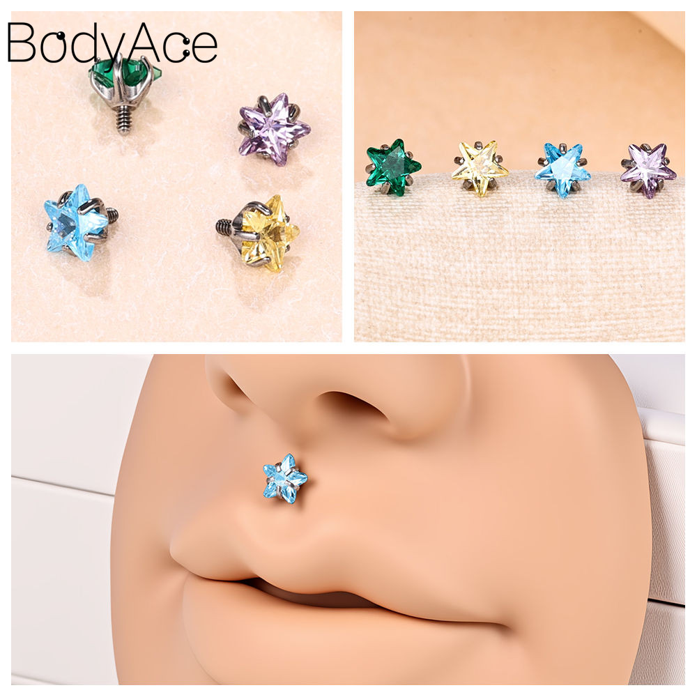 Bodyace ต่างหู titanium ขนาด 16G/18G/20G รูปที่ 6