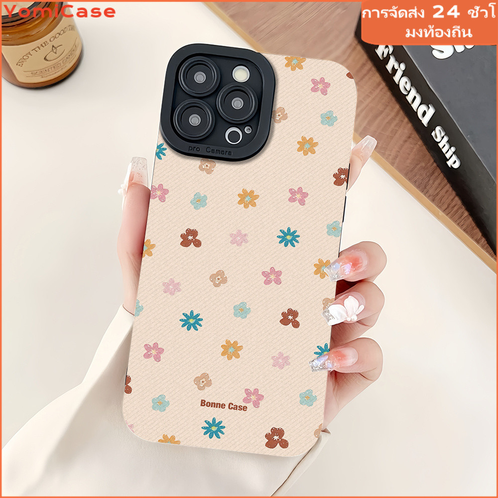 ดอกไม้หัก เคสเลนส์รวมทุกอย่างสำหรับ OPPO A57/A77/A77S A3S A52020 A15 A16 A53 A57 A58 A5S A76 A93 RENO11F 7Z A18