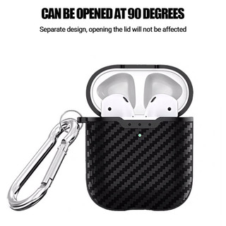 กระเป๋าใส่หูฟังแบบนิ่ม ลายคาร์บอนไฟเบอร์ For Airpods 3 4 1 2 Pro 2 3 Case For Airpods Pro2 Pro3 4 3 เคสหูฟังบลูทูธไร้สาย