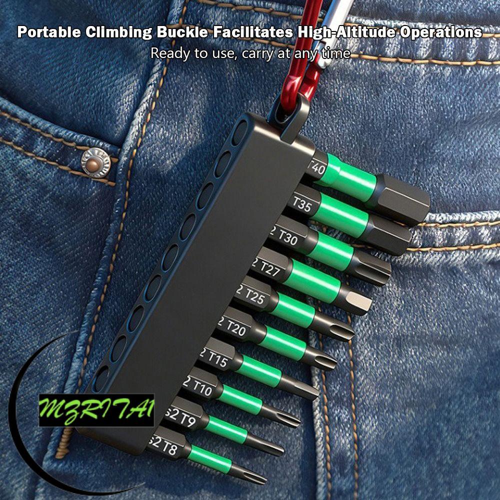 MARITA1 10PCS Impact Bit, Impact S2 Alloy ไขควง Bit, Driver Bit แม่เหล็กความแข็งสูง Hex Bit Impact D