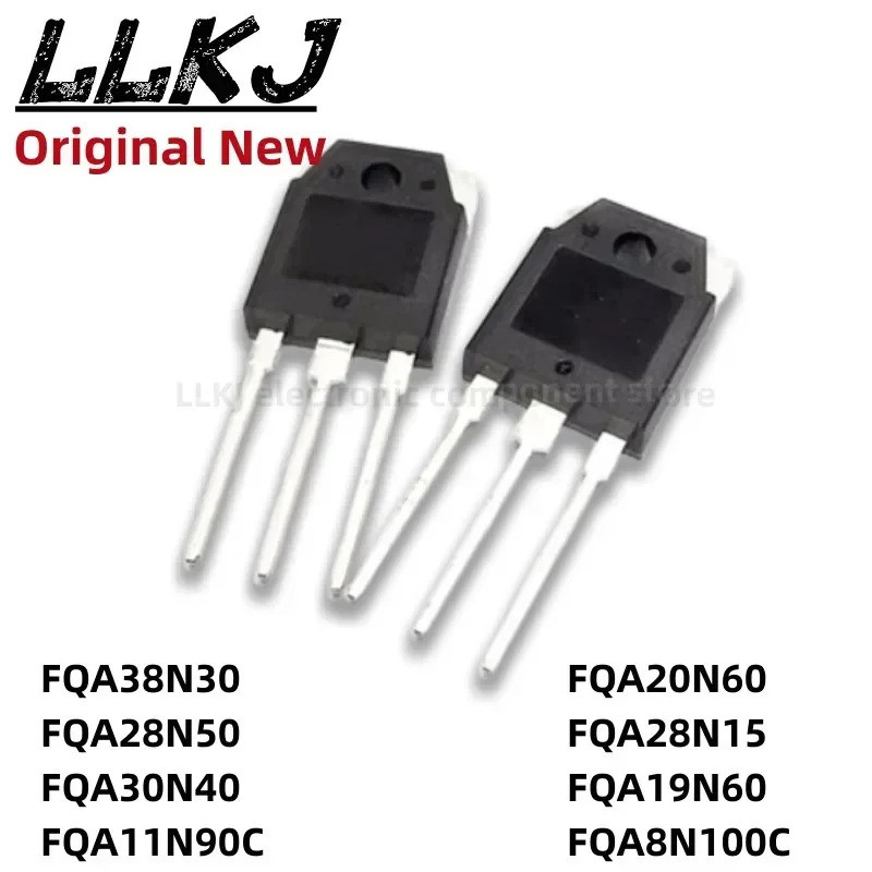 5pcs FQA38N30 FQA28N50 FQA30N40 FQA11N90C FQA20N60 FQA28N15 FQA19N60 FQA8N100C TO3P Field Effect ทรา