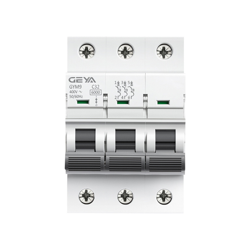 GEYA AC Mini Circuit Breaker MCB 3Pole 6/10/16/25/32/40/50/63/80/100/125Amp 110-220V GYM9-AC-3P
