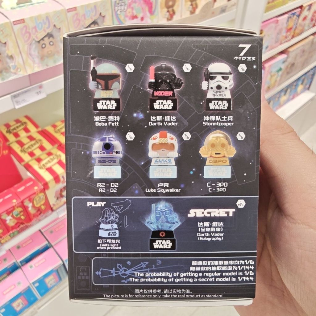 MINISO MINISO MINISO Star Wars Series Keycap Mystery Box Jewelry