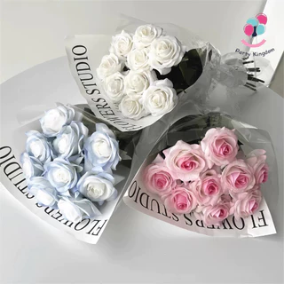 ดอกโบตั๋นเทียมก้านสั้น ดอกเดี่ยว 6 สี พรีเมียม | ดอกไม้ปลอมตกแต่งบ้าน จัดแจกัน งาน DIY สวยเหมือนจริง พร้อมส่ง
