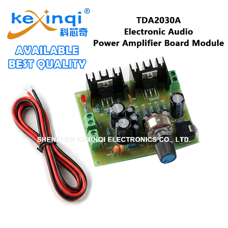 (1 ชิ้น) TDA2030A TDA2030 อิเล็กทรอนิกส์เครื่องขยายเสียงโมดูลสเตอริโอ AMP AC 12V Dual Channel 15W + 