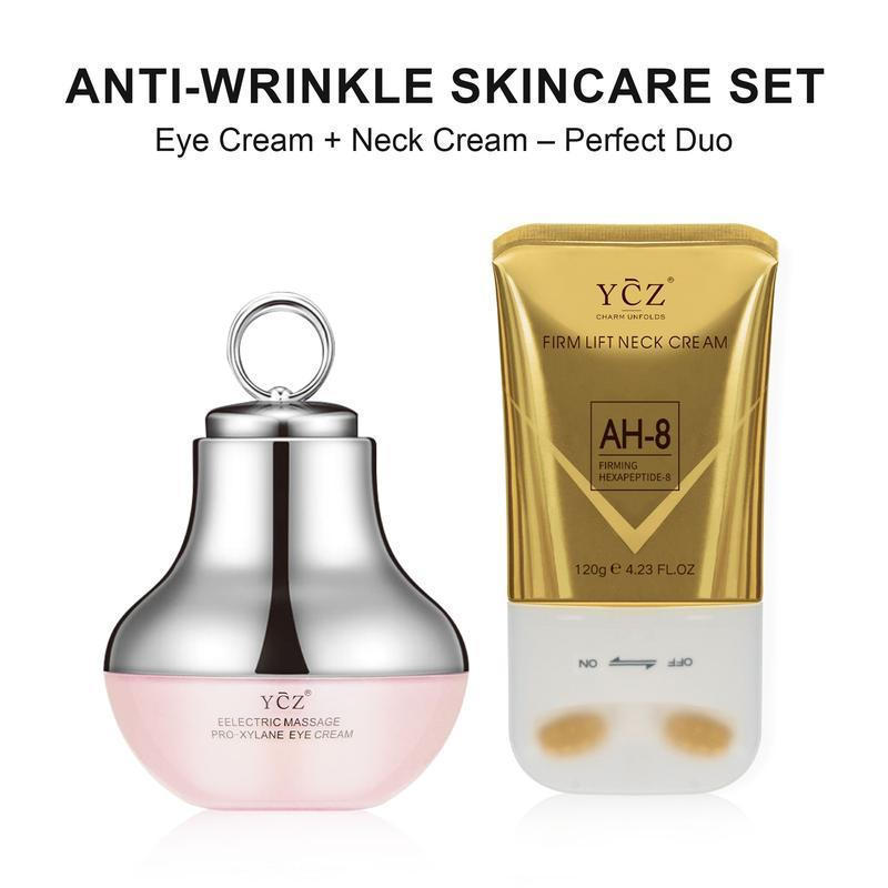 YCZ Neck-Eye Care Firming Rejuvenating Set-Smoothing Fine Lines, Gentle Moisturizing, Moisturizing ส
