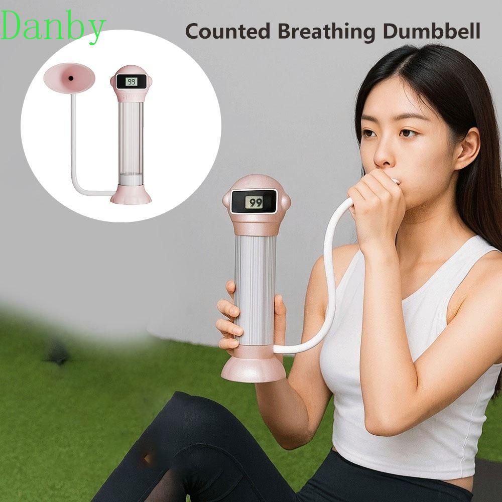 DANBY นับ Breathing Dumbbell,ปฏิบัติปรับความต้านทาน Respiratory Trainer,พร้อมเคาน์เตอร์การออกแบบตามห