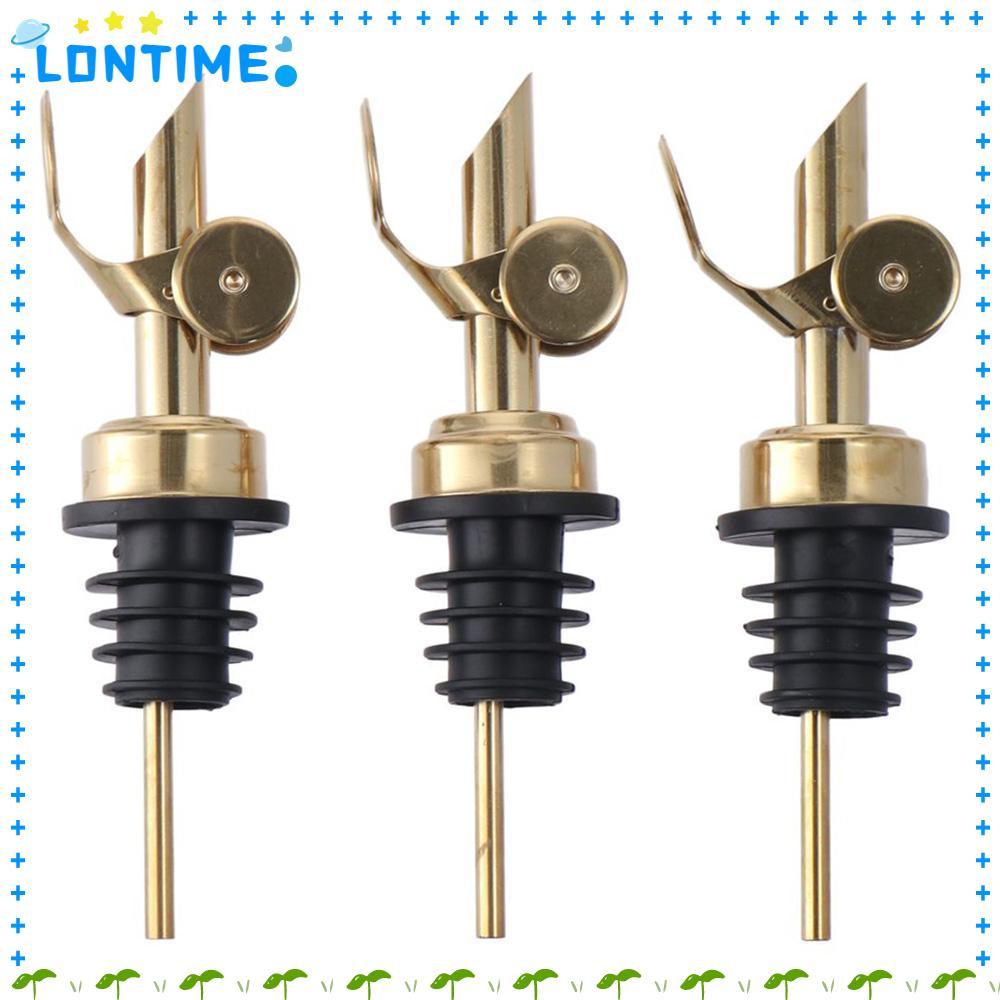 LONTIME สแตนเลสถ่วงน้ําหนัก Pourers, น้ําหนักขวด Stoppers เครื่องดื่ม Pourers, สแตนเลสคุณภาพสูง Auto Flip Party Supplies ขวดเหล้า Pourers อุปกรณ์ครัว