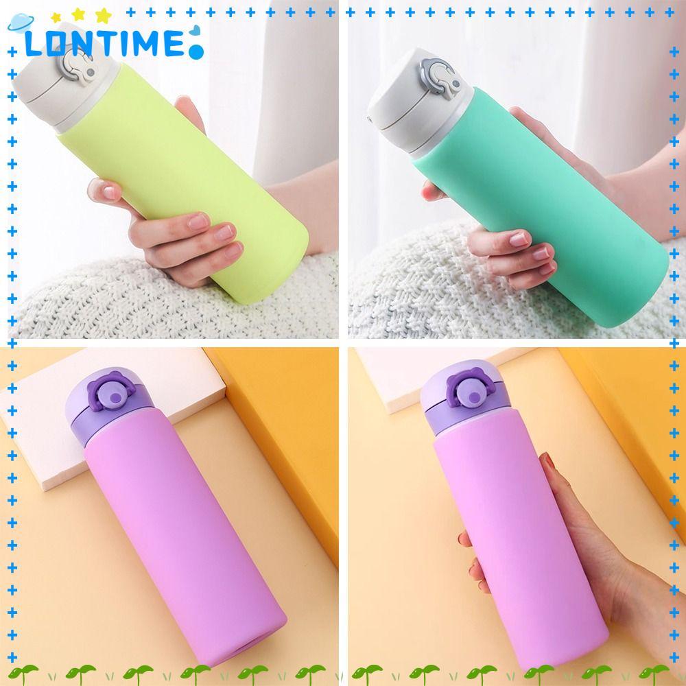 LONTIME ฝาครอบขวดน้ําขวดซิลิโคนป้องกันกลางแจ้ง