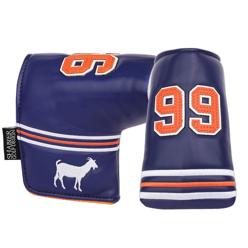 1PC PU Leather Goat Sport Jersey 97 99 Magnetic Closure Canada Leaf Design Golf Club Half Mallet Put