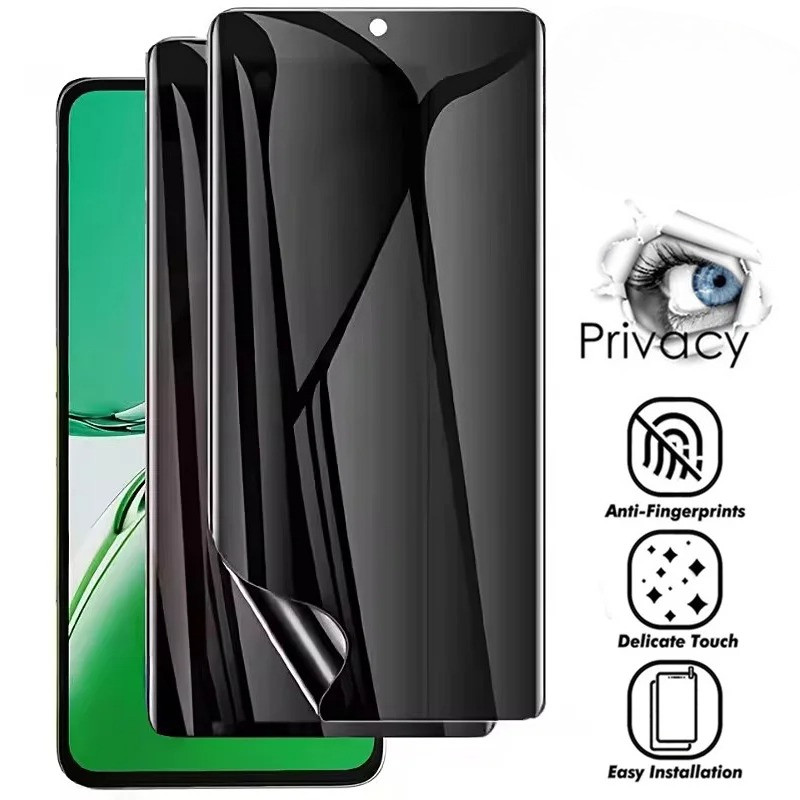 ฟิล์มไฮโดรเจลความเป็นส่วนตัวป้องกันหน้าจอโดยไม่ต้องปลดล็อคลายนิ้วมือสําหรับRedmi K90 K80 K70E K70 K6