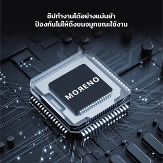 Moreno เครื่องเล็มขนจมูกอัจฉริยะ ใบมีดรอบด้าน 360 องศา ล้างทำความสะอาดได้