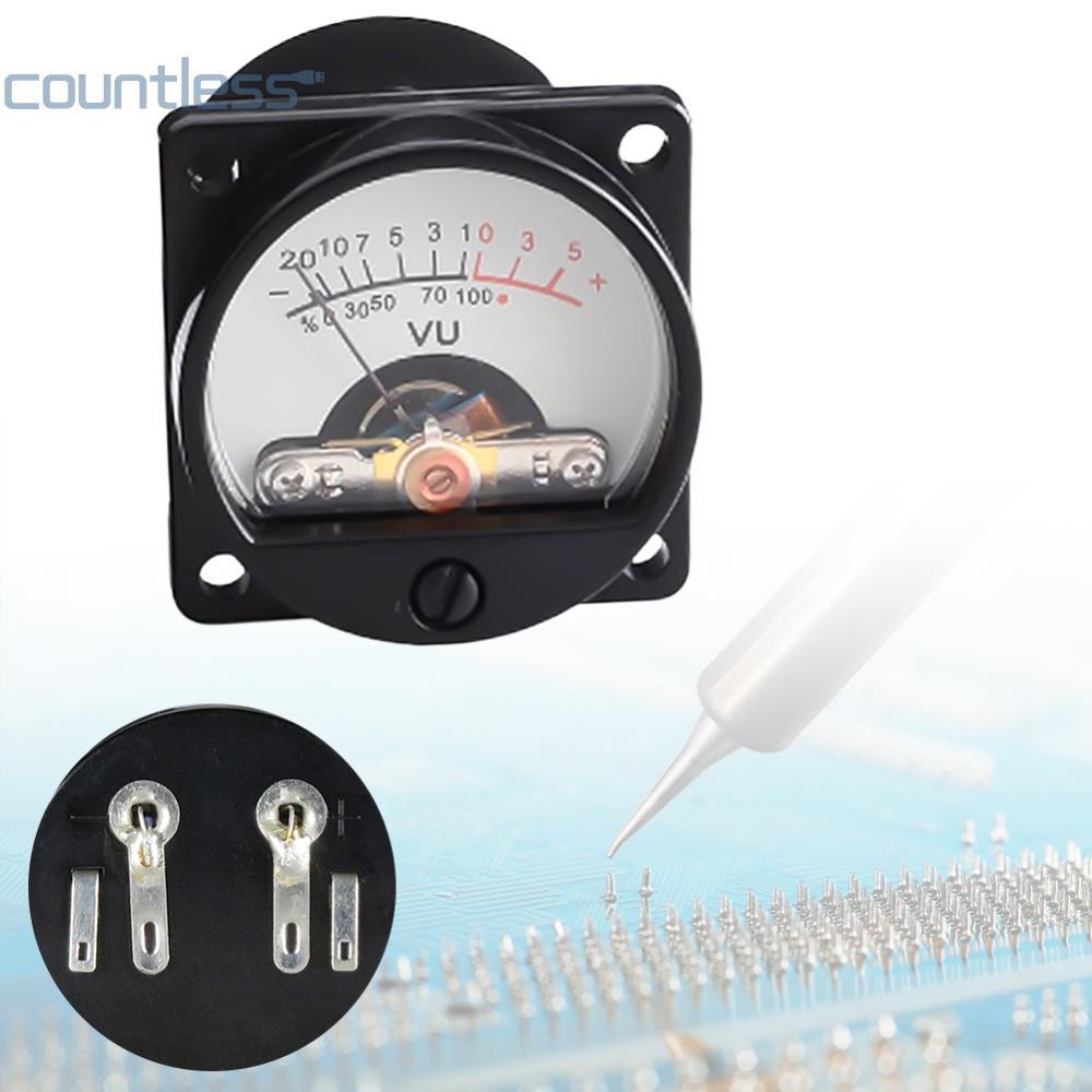 500UA แผง VU Meter Warm Back Light Recording VU แผงเมตร VU เมตรเสียงระดับ Amp